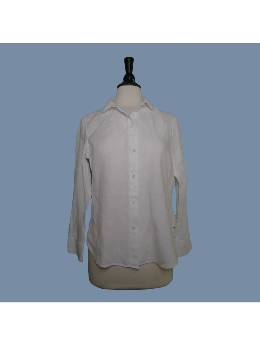 J. Crew Baird McNutt 100% Irish linen White Button-Down Linen Shirt Like New.